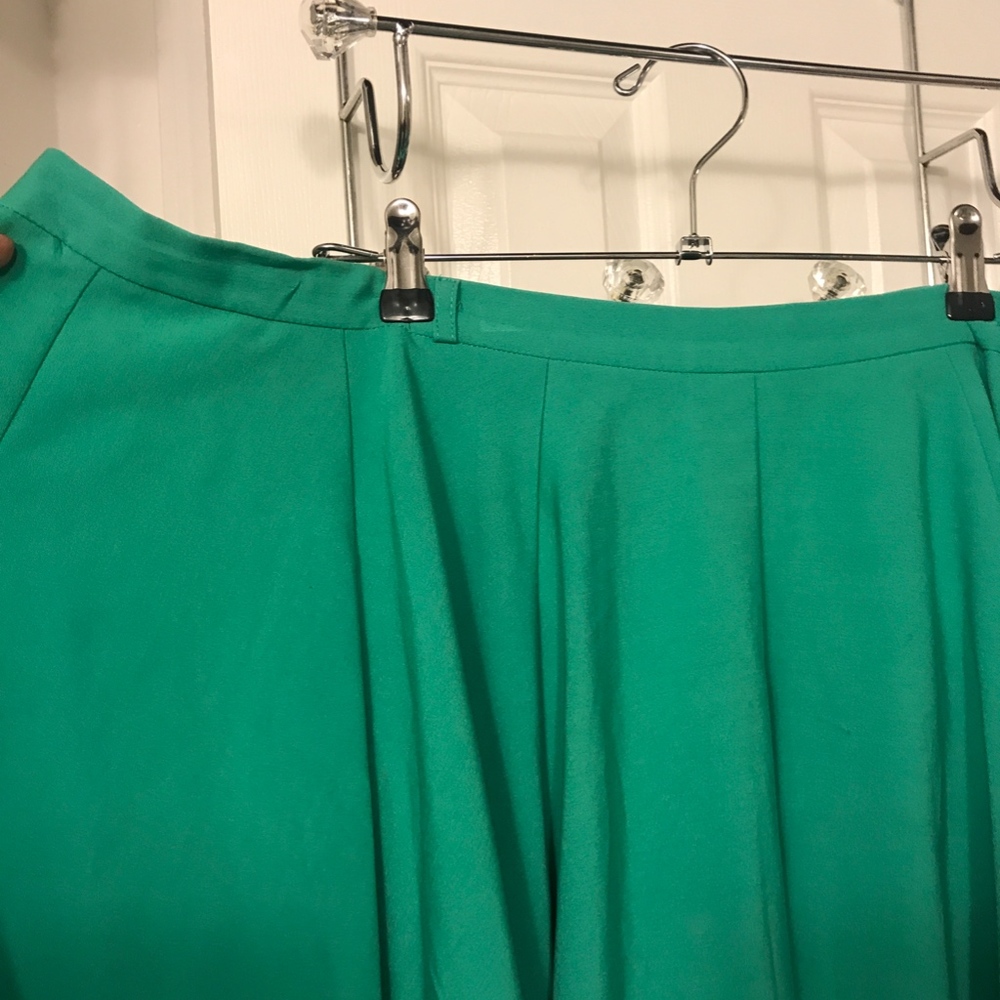 ASOS Curve Green Skater Skirt - Picture 4 of 5